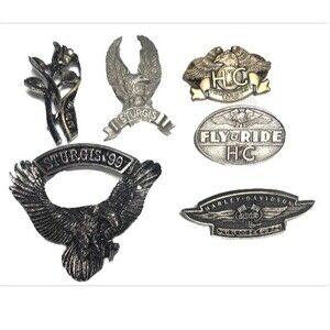 6 Pin Lot - Harley-Davidson, HOG Harley Owners Group & Sturgis Rally 1993-2005